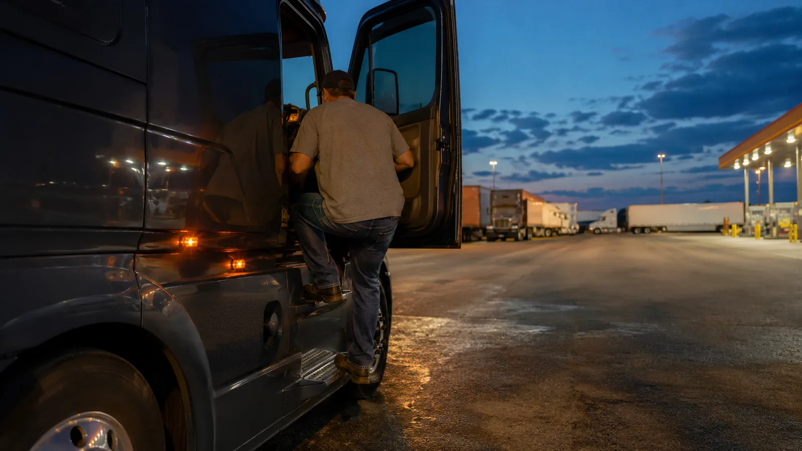 How to Cool Down a Sleeper Cab with a Clip Fan (No Shore Power Needed)