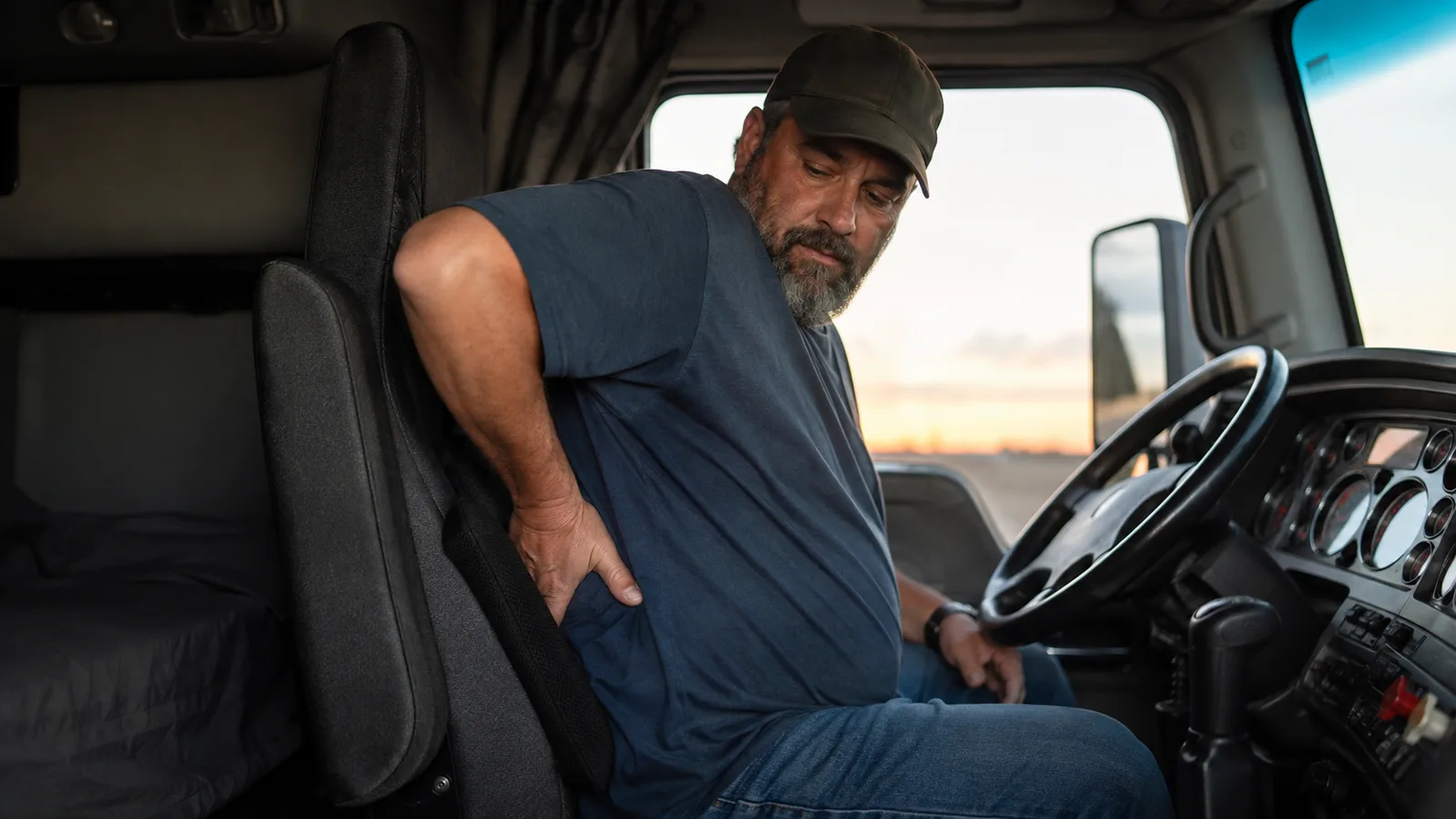 How to Fix Lower Back Pain in a Truck Seat with a Lumbar Pillow